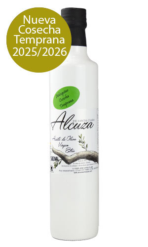 Aceite de Oliva Virgen Extra<br>Cosecha Temprana de Octubre<br>Variedad Arbequina<br>Caja de 9 botellas